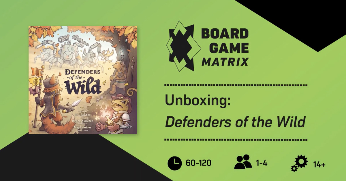 Defenders of the Wild YouTube Unboxing Poster