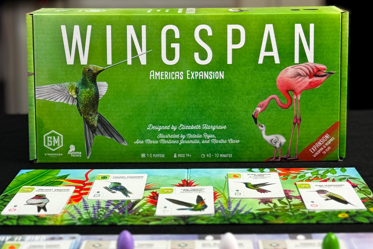 Wingspan: Americas board game box cover